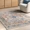 Nuloom Marley Traditional Medallion Fringe Area Rug 4ft x 6ft KKDL04B-406 - alternate 2